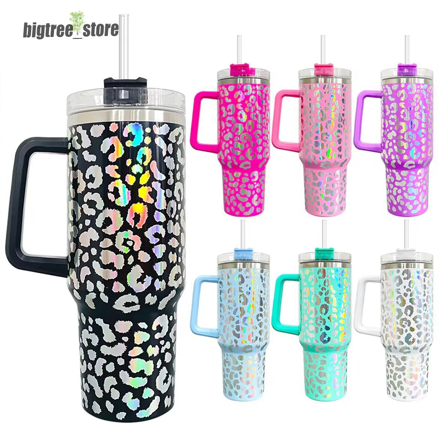 40oz Laser Leopard print Reusable Tumbler with Handle and Straw Stainless Steel Insulated Travel Mug Tumbler Insulated Tumblers Keep Drinks Cold NEW
40oz Laser Leopard print Reusable Tumbler with Handle and Straw Stainless Steel Insulated Travel Mug Tumbler Insulated Tumblers Keep Drinks Cold NEW