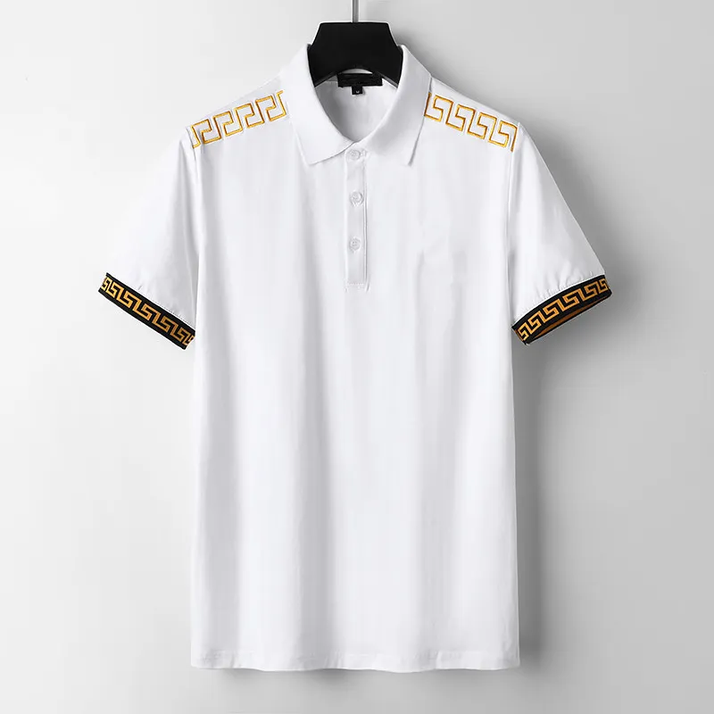 2023 Designer Cotton polo Shirt New Summer T-shirt Solid Color Cartoon Stripe T-shirt Asian Size M-3XL-ZO-18, White
2023 Designer Cotton polo Shirt New Summer T-shirt Solid Color Cartoon Stripe T-shirt Asian Size M-3XL-ZO-18, White