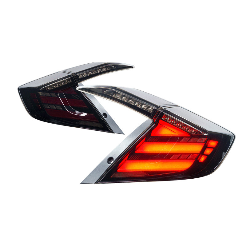 For Honda CIVIC G10 Mugen 3 Compartments 20 16-20 21 Upgrade Car Taillights DRL Dynamic Signal Taillight Assembly