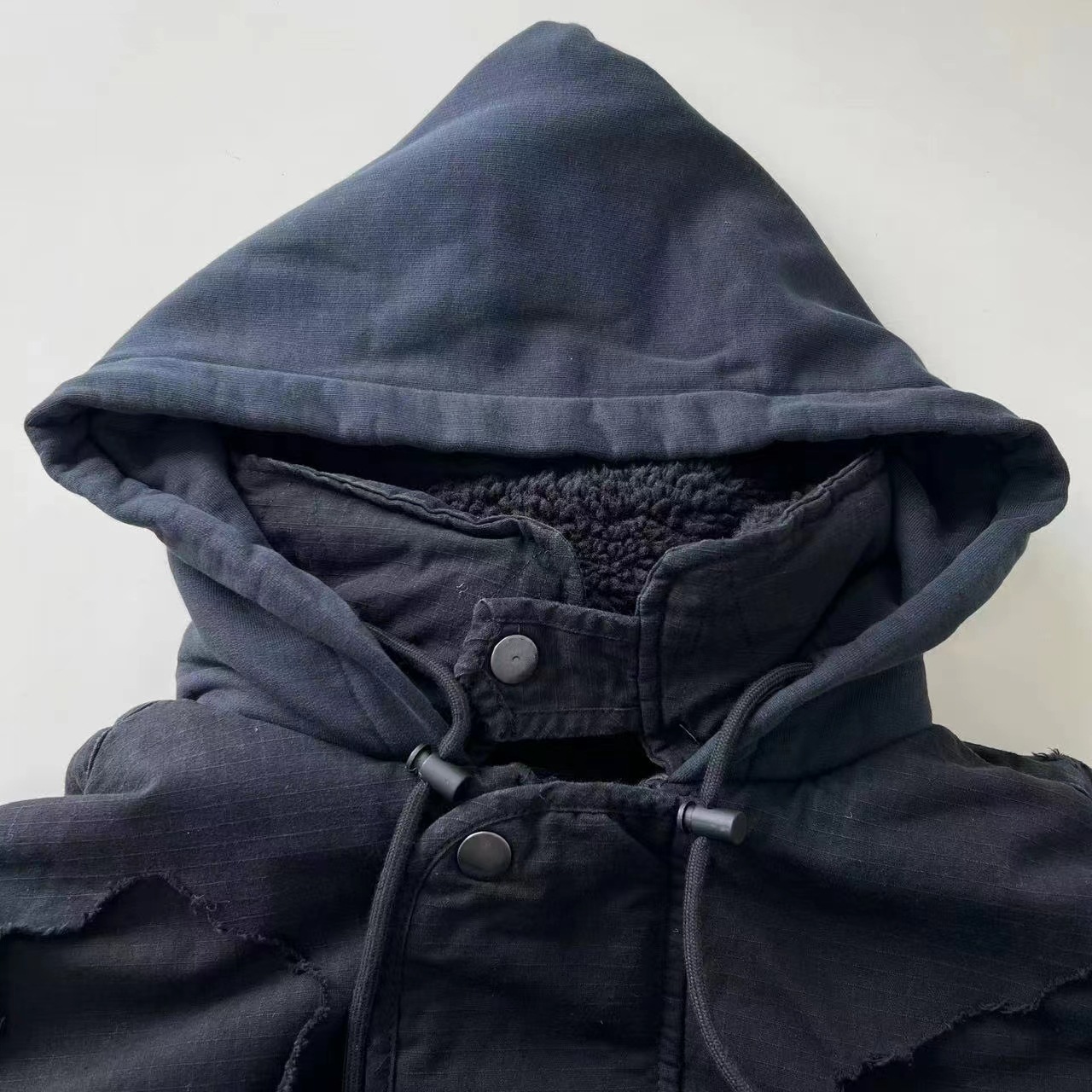 Fashion Brand Bale Jacket Zipper Vintage Cotton Jacket Destruction Jacket for Men Large Destruction Worn-out Pilot Jackets