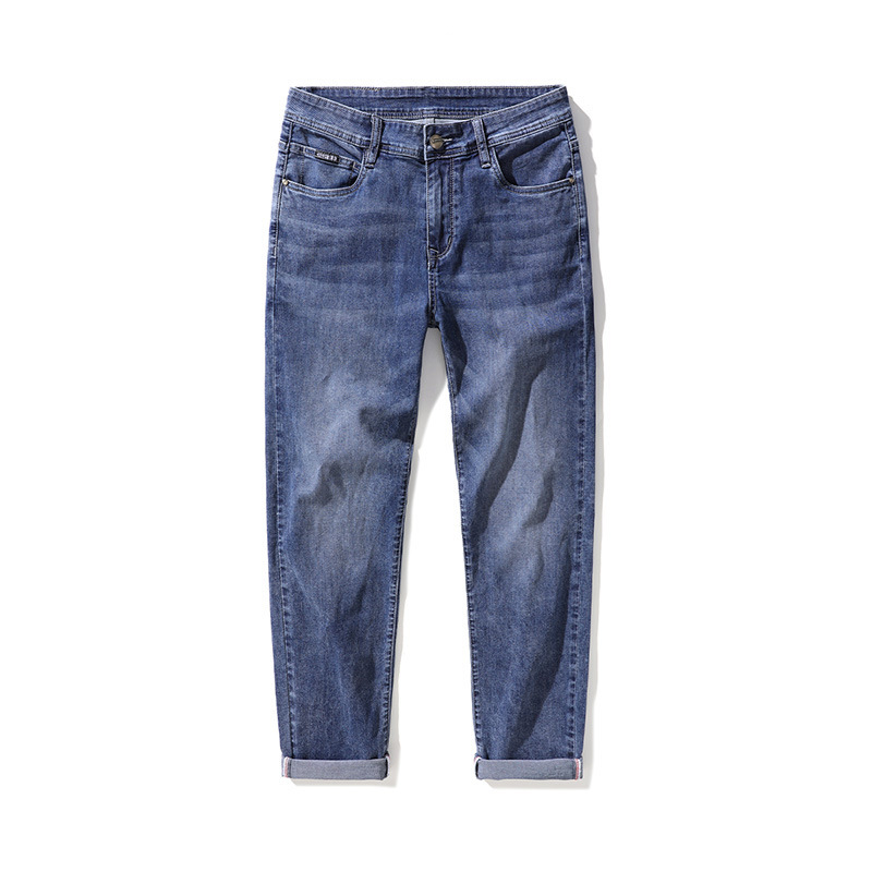 Jean Men's Jeans Fashion Slim Fit jeans for mens designer jeans Motorcycle Pant Mens Skinny Pants Light Blue Mens Slim Denim Straight Biker Trous