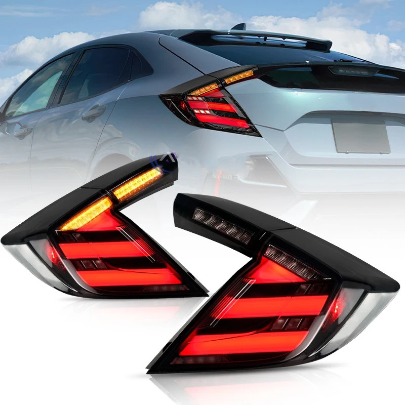 Taillights For Honda CIVIC G10 Hatchback Mugen 20 16-20 21 Tail Light Assembly LED Signal Reversing Parking Lights