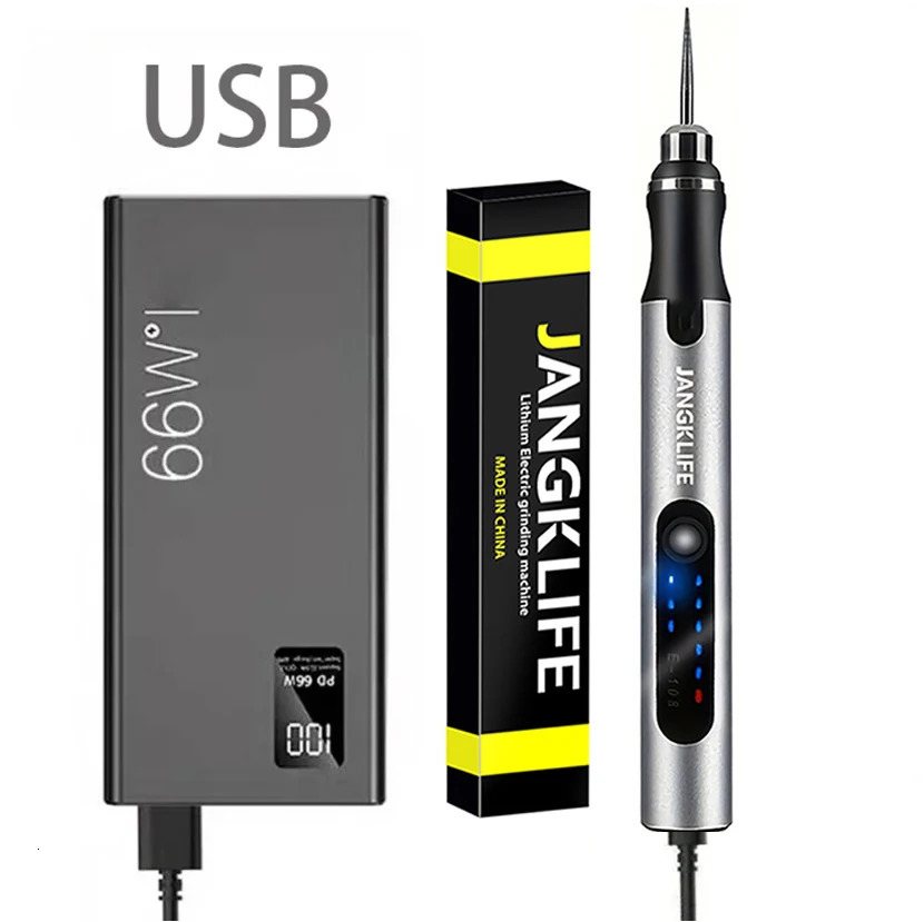 Electric Drill USB Cordless Rotary Tool Kit Woodworking Engraving Pen DIY For Jewelry Metal Glass Mini Wireless 231122
