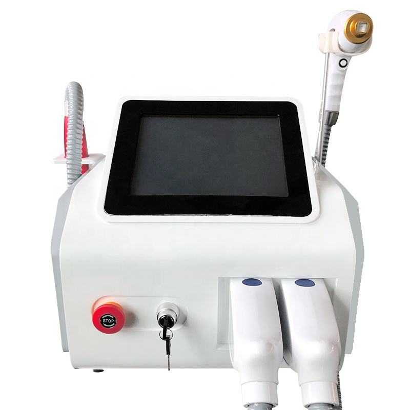 CE Approved 2 in 1 Hair/Tattoo Removal Picosecond + 808 Diode Laser Salon Black Doll Treatment Whitening Skin Rejuvenation Acne Clearance Device