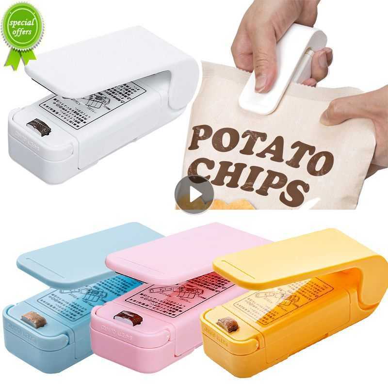 New Portable Bag Heat Sealer Plastic Package Storage Bag Clip Mini Sealing Machine Food Bag Closure Package Sealer Bags Kitchen Tool
New Portable Bag Heat Sealer Plastic Package Storage Bag Clip Mini Sealing Machine Food Bag Closure Package Sealer Bags Kitchen Tool