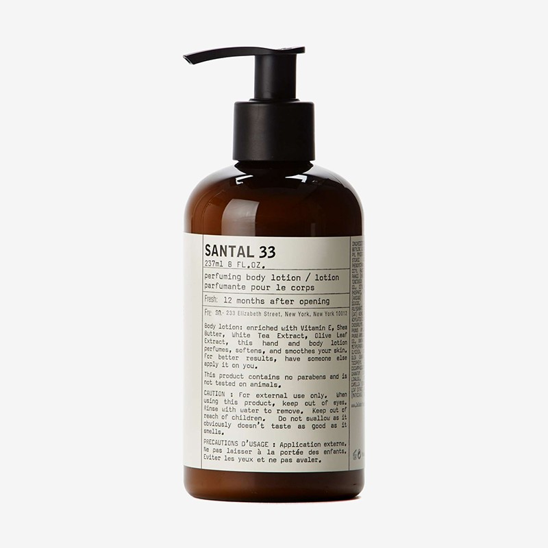Perfume Body Lotion 237Ml Santal 33 Bergamote 22 Rose 31 The Noir 29 Lasting Cream