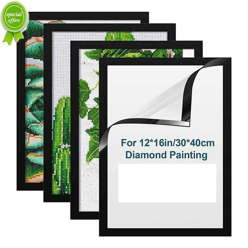 Update New 12X16in Magnetic Dia Art Frames Self-Adhesive Photo Frame Poster Picture Canvas Wall Sticker Living Room Home Decoration