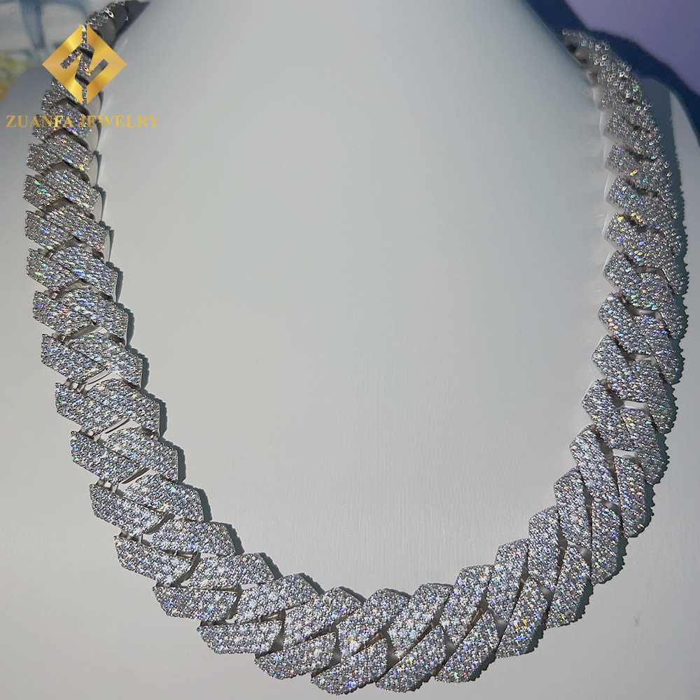 Ready to Ship 20mm Miami Chain 925 Sterling Silver Vvs Moissanite Iced Out Cuban Link Chain
Ready to Ship 20mm Miami Chain 925 Sterling Silver Vvs Moissanite Iced Out Cuban Link Chain