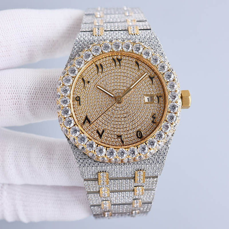 A Ps watch full of diamonds Mechanical watch Diamond Automatic Mechanical Mens 42mm Sapphire Waterproof Wristband Men Casual Business Folding Buckleqq
A Ps watch full of diamonds Mechanical watch Diamond Automatic Mechanical Mens 42mm Sapphire Waterproof Wristband Men Casual Business Folding Buckleqq