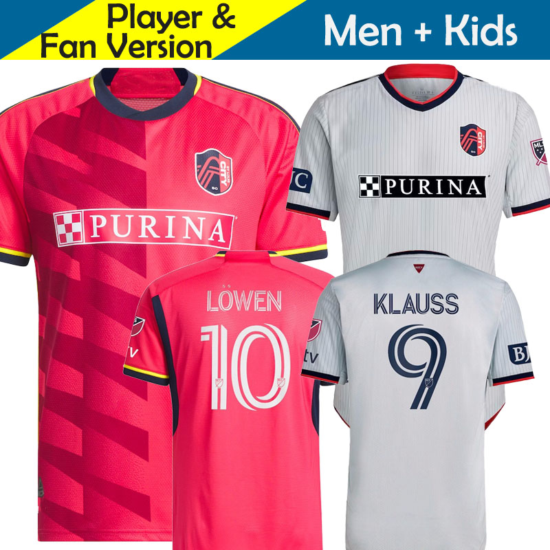 St. L ouis City soccer jerseys Kids Kit 2023 2024 MLS Men Player Version Training 23 24 Football Shirt Home Away Goalkeeper NILSSON KLAUSS LOWEN GIOACCHINI MEL ALM SON, Kids away
St. L ouis City soccer jerseys Kids Kit 2023 2024 MLS Men Player Version Training 23 24 Football Shirt Home Away Goalkeeper NILSSON KLAUSS LOWEN GIOACCHINI MEL ALM SON, Kids away