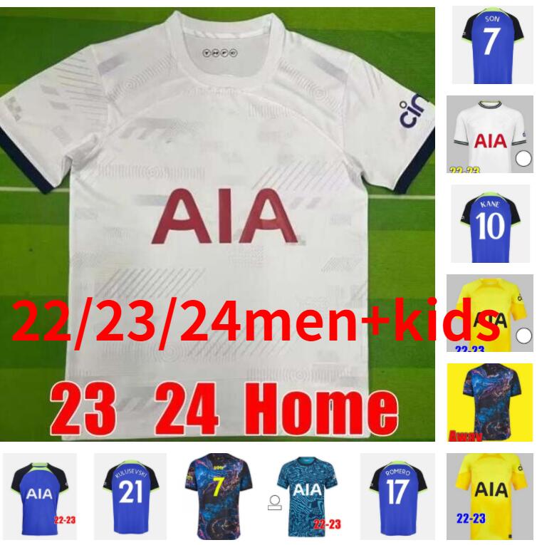 Men KIDS 22 23 24 SON BERGWIJN Soccer Jerseys 2022 2023 jersey Football shirt PERISIC LENGLET ROMERO REGUILON KULUSEVSKI BENTANCUR RICHARLISON KANE SPENCE SKIPP, Adult home 1
Men KIDS 22 23 24 SON BERGWIJN Soccer Jerseys 2022 2023 jersey Football shirt PERISIC LENGLET ROMERO REGUILON KULUSEVSKI BENTANCUR RICHARLISON KANE SPENCE SKIPP, Adult home 1