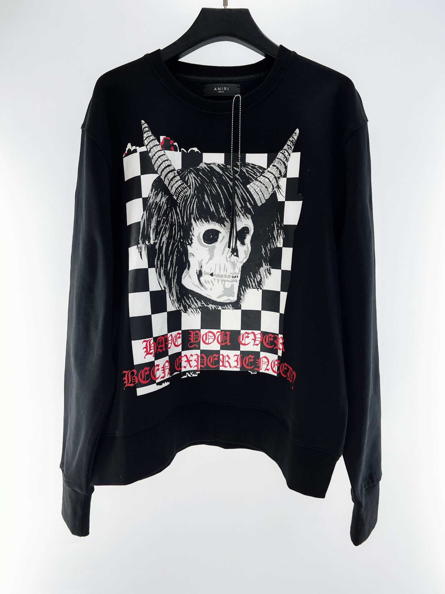 Designer Clothing Sweatshirts Hoodies Amiiri 2023 Spring Autumn New Checkerboard Skull Pattern Printing Fashion Trend Round Neck Printing Sweater for sale, Shipping fee
Designer Clothing Sweatshirts Hoodies Amiiri 2023 Spring Autumn New Checkerboard Skull Pattern Printing Fashion Trend Round Neck Printing Sweater for sale, Shipping fee