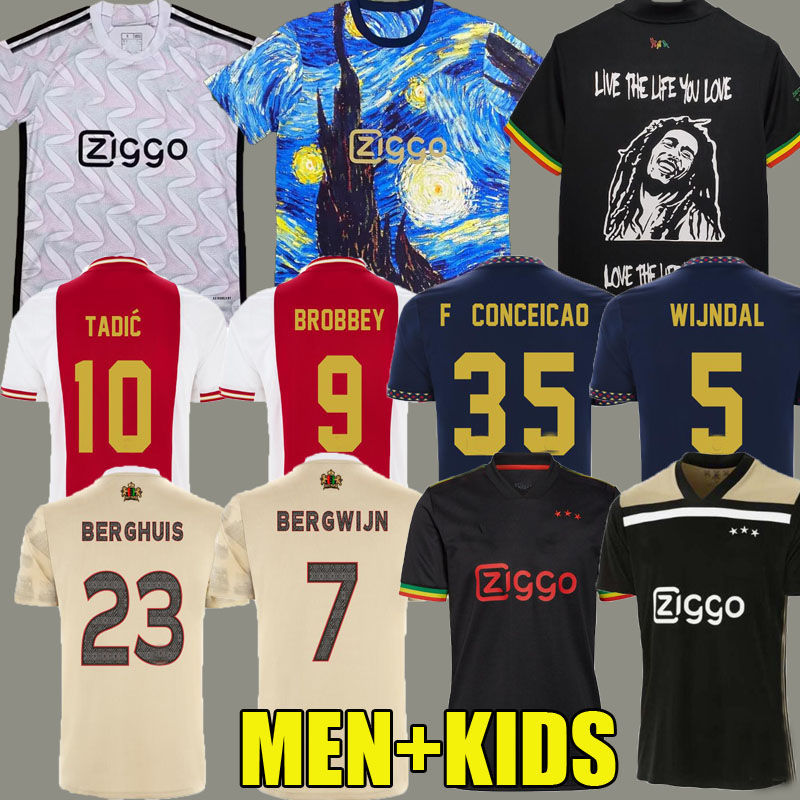 TADIC 21 22 23 24 Soccer Jerseys BASSEY BERGHUIS Third black Kit KLAASSEN BERGWIJN MARLEY 2022 2023 2024 away football shirts men kids uniforms CRUYFF AJAXS, Home kids
TADIC 21 22 23 24 Soccer Jerseys BASSEY BERGHUIS Third black Kit KLAASSEN BERGWIJN MARLEY 2022 2023 2024 away football shirts men kids uniforms CRUYFF AJAXS, Home kids