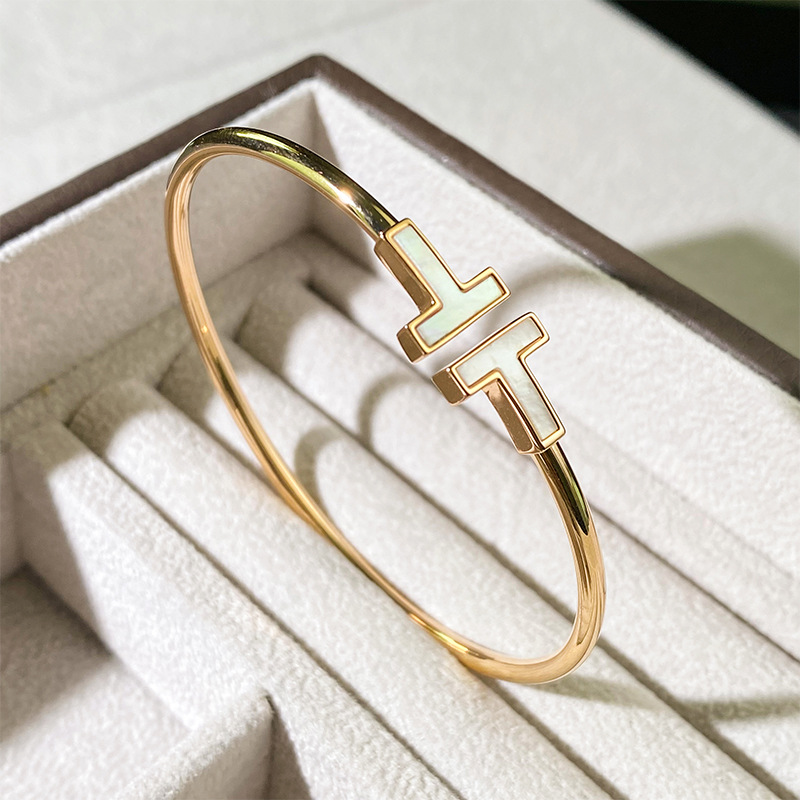 Designer Bracelet Classic Diamond Designer Jewelry 18K Rose Gold Bangle For Women Men Brithday