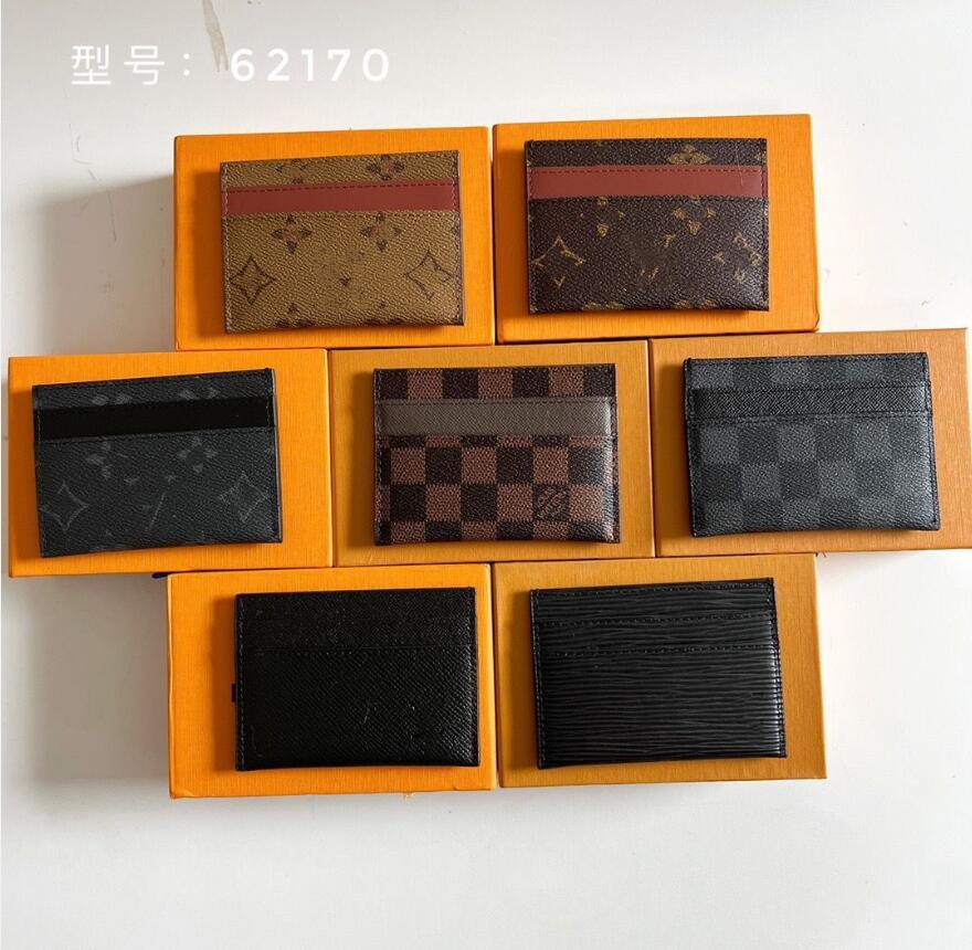 10A Card Holders Credit Card Holder Wallets & Holders Classic Men Women Mini Small Wallet High Quality Slim Bank Cardholder With Box Total 5 Card Slot 7 Colors M62170, Brown flower
10A Card Holders Credit Card Holder Wallets & Holders Classic Men Women Mini Small Wallet High Quality Slim Bank Cardholder With Box Total 5 Card Slot 7 Colors M62170, Brown flower