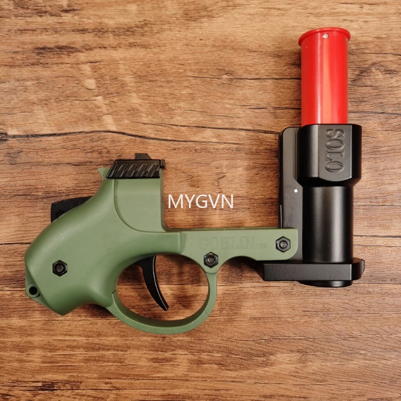 Goblin Solo Dart Blaster Soft Bullets Metal Launcher Fires Shell Casings Toy Gun Funny Trouble-making Toy Outdoor Game Prop Children Adult Gifts