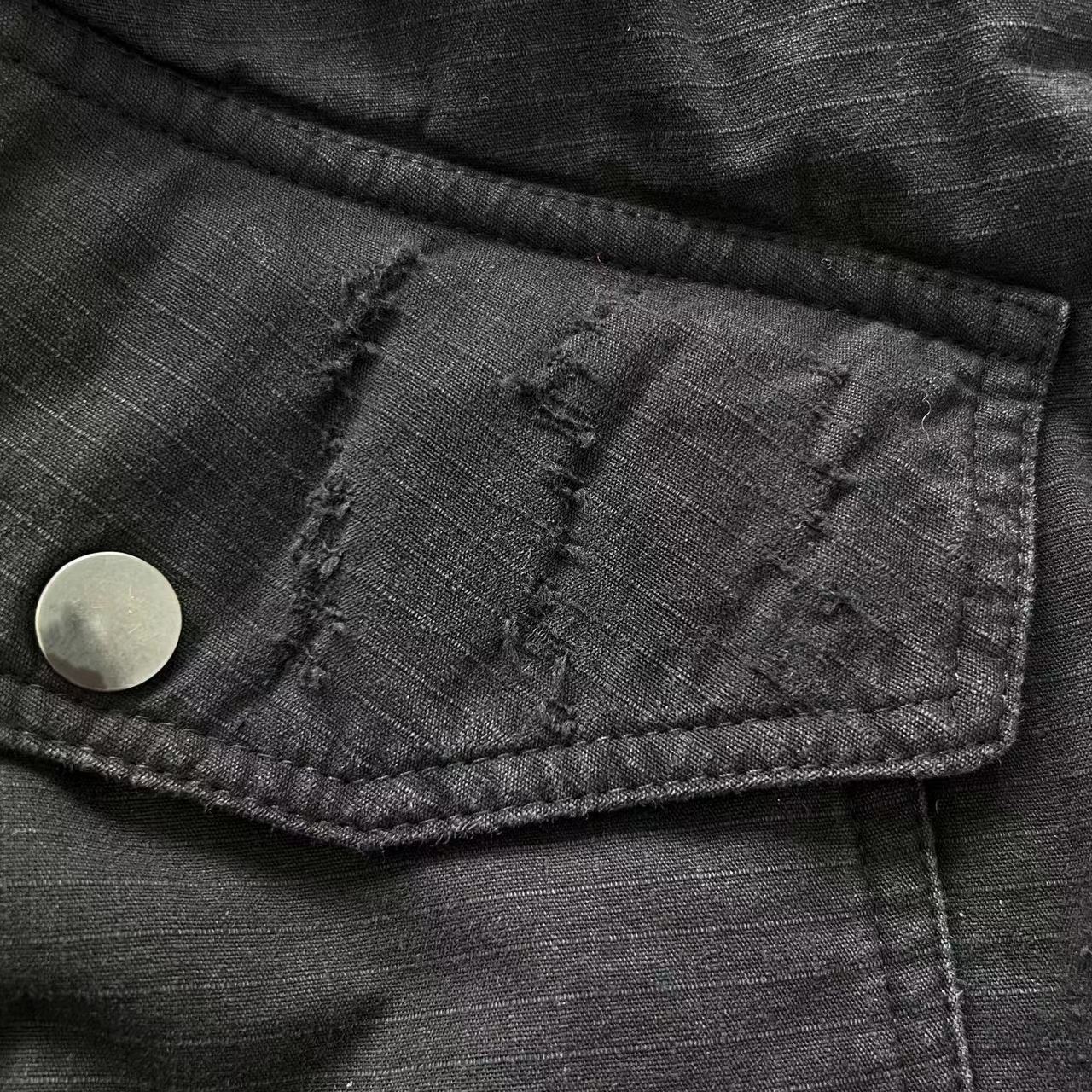 Fashion Brand Bale Jacket Zipper Vintage Cotton Jacket Destruction Jacket for Men Large Destruction Worn-out Pilot Jackets