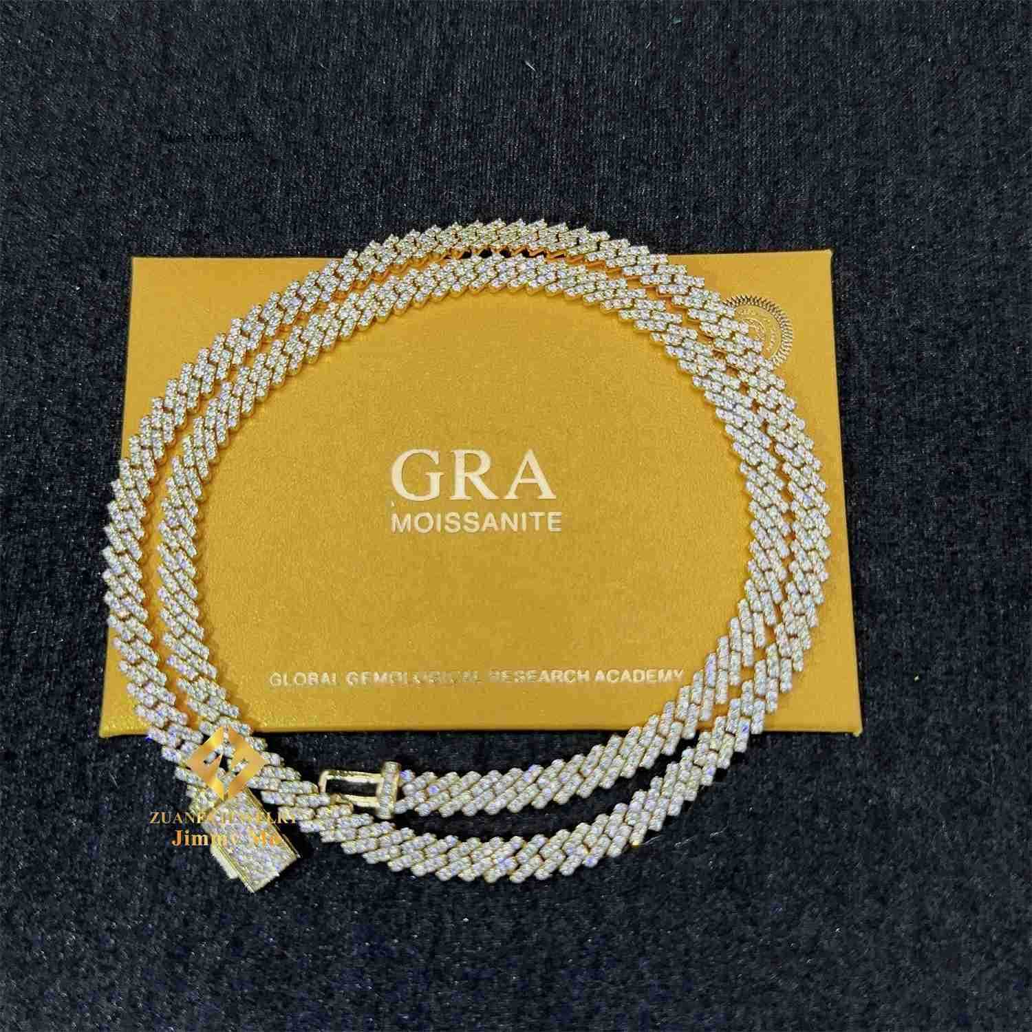 5mm Width One Row Iced Out Man Jewelry Gra Certificates Pass Diamond Tester Vvs1 Moissanite Cuban Link Chain Necklace
5mm Width One Row Iced Out Man Jewelry Gra Certificates Pass Diamond Tester Vvs1 Moissanite Cuban Link Chain Necklace