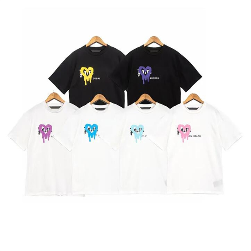 2023 mens designer tshirt Men's T-Shirts palms spray love heart print short-sleeved t shirt fashion angels women graphic tees
2023 mens designer tshirt Men's T-Shirts palms spray love heart print short-sleeved t shirt fashion angels women graphic tees