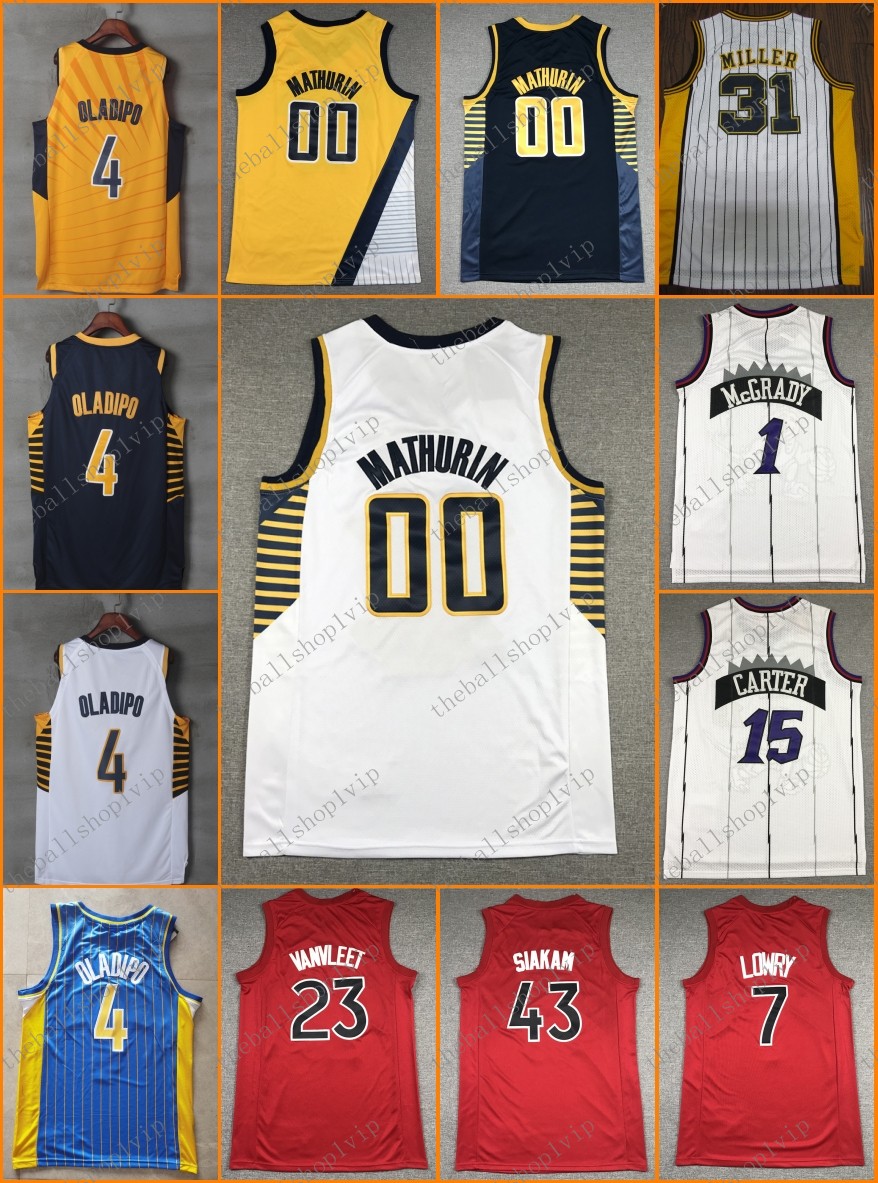 Mens basketball jerseys 0 Mathurin Carter 4 Oladipo McGrady 33 Miller 7 Lowry 43 Siakam Sport Breathable sleeveless jersey 2023 New Men jerseys, Color1
Mens basketball jerseys 0 Mathurin Carter 4 Oladipo McGrady 33 Miller 7 Lowry 43 Siakam Sport Breathable sleeveless jersey 2023 New Men jerseys, Color1