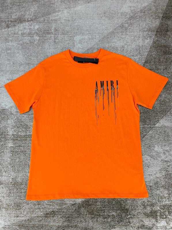 Designer Fashion Clothing Tees Tshirt Amiiri Summer New Print Unisex Casual Short Sleeve T-shirt Orange Luxury Streetwear for sale Hip hop Casual TShirts
Designer Fashion Clothing Tees Tshirt Amiiri Summer New Print Unisex Casual Short Sleeve T-shirt Orange Luxury Streetwear for sale Hip hop Casual TShirts