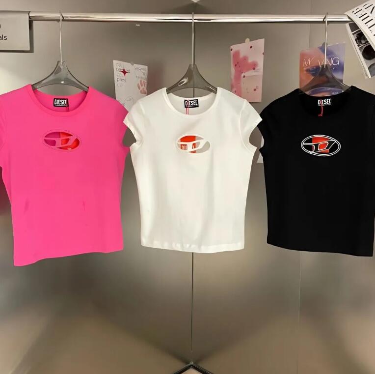 white classic designer t shirt summer short sleeve Diesel women tshirt tee, Rose red
white classic designer t shirt summer short sleeve Diesel women tshirt tee, Rose red