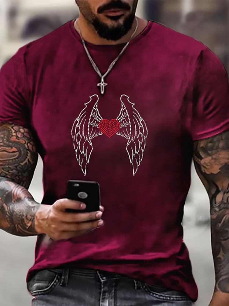 HhMen's T Shirts Fashion Mens Clothing High Quality Oversized Tee Y2k Wing Rhinestone Designer Short Sleeve Tops Beach Casual Street T-Shirt HhH 4KJC, Lzt2390d
HhMen's T Shirts Fashion Mens Clothing High Quality Oversized Tee Y2k Wing Rhinestone Designer Short Sleeve Tops Beach Casual Street T-Shirt HhH 4KJC, Lzt2390d