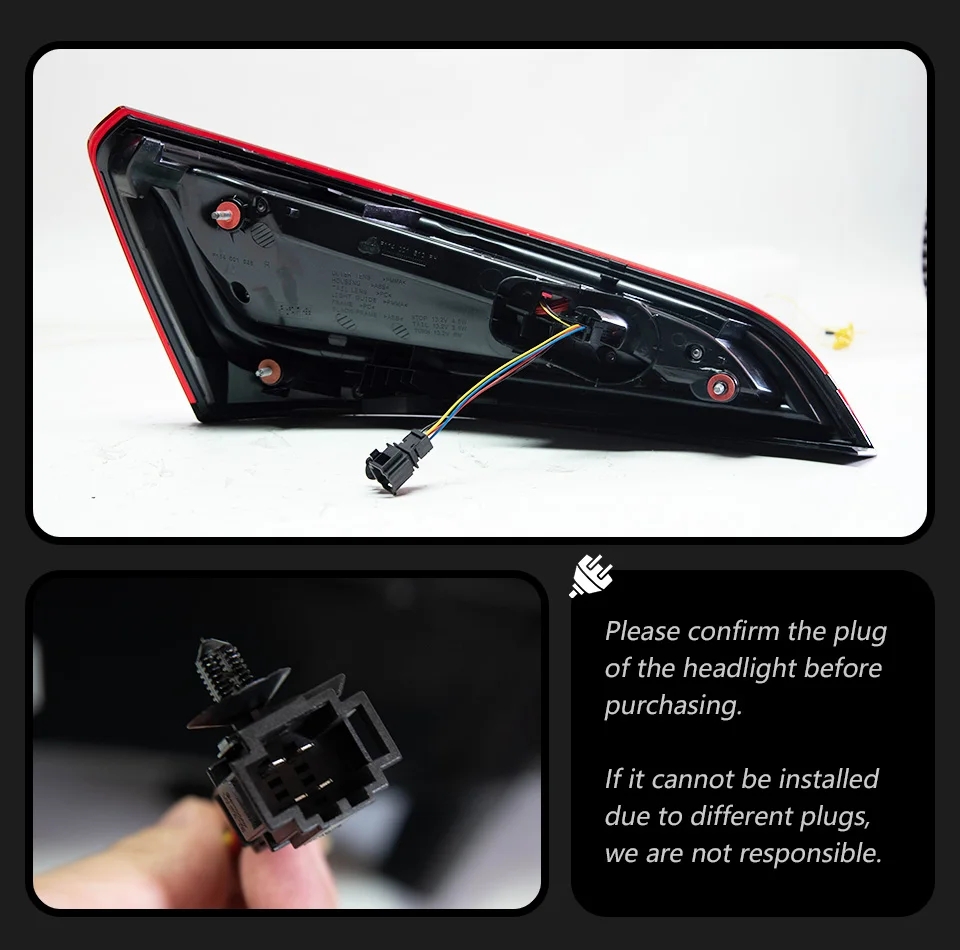 Auto Parts For Q5 Tail light 2008-20 18 Q5L Full LED Styling LED Running Lights Sequential Signal Brake Reverse Taillight