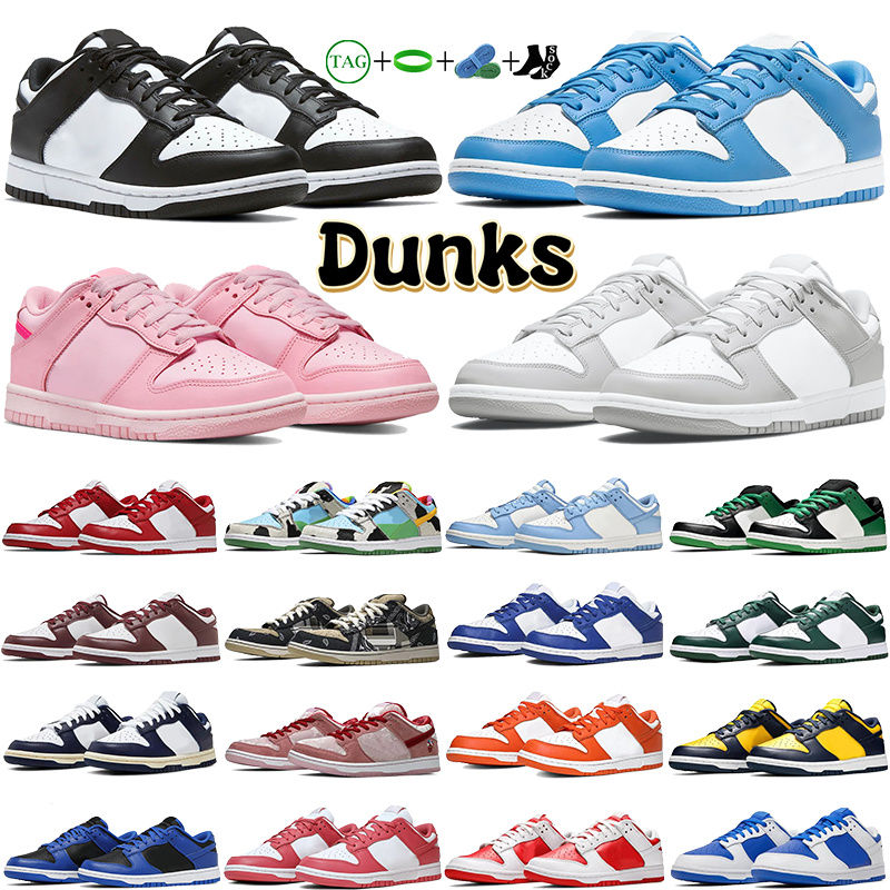 Designer Dunks Low Retro Running Shoes Men Women Sneakers SB White Black Panda Grey Fog UNC Coast University Red Vintage Navy Varsity Green Mens Womens Trainers
Designer Dunks Low Retro Running Shoes Men Women Sneakers SB White Black Panda Grey Fog UNC Coast University Red Vintage Navy Varsity Green Mens Womens Trainers