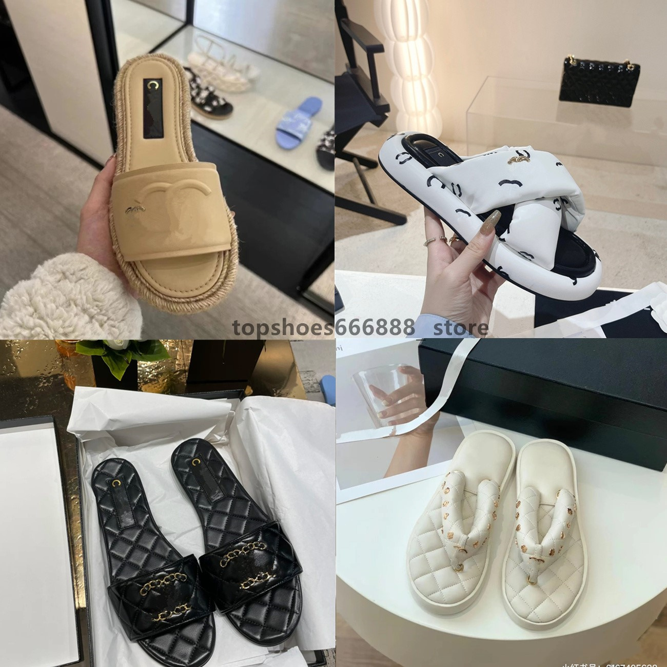 Paris 2023 New Luxury designer Women Sandals tory quilted ch Double Jelly Style Casual Women Flat Slippers Summer Beach Women Slides Macaron sandalias c, A4 high quality
Paris 2023 New Luxury designer Women Sandals tory quilted ch Double Jelly Style Casual Women Flat Slippers Summer Beach Women Slides Macaron sandalias c, A4 high quality