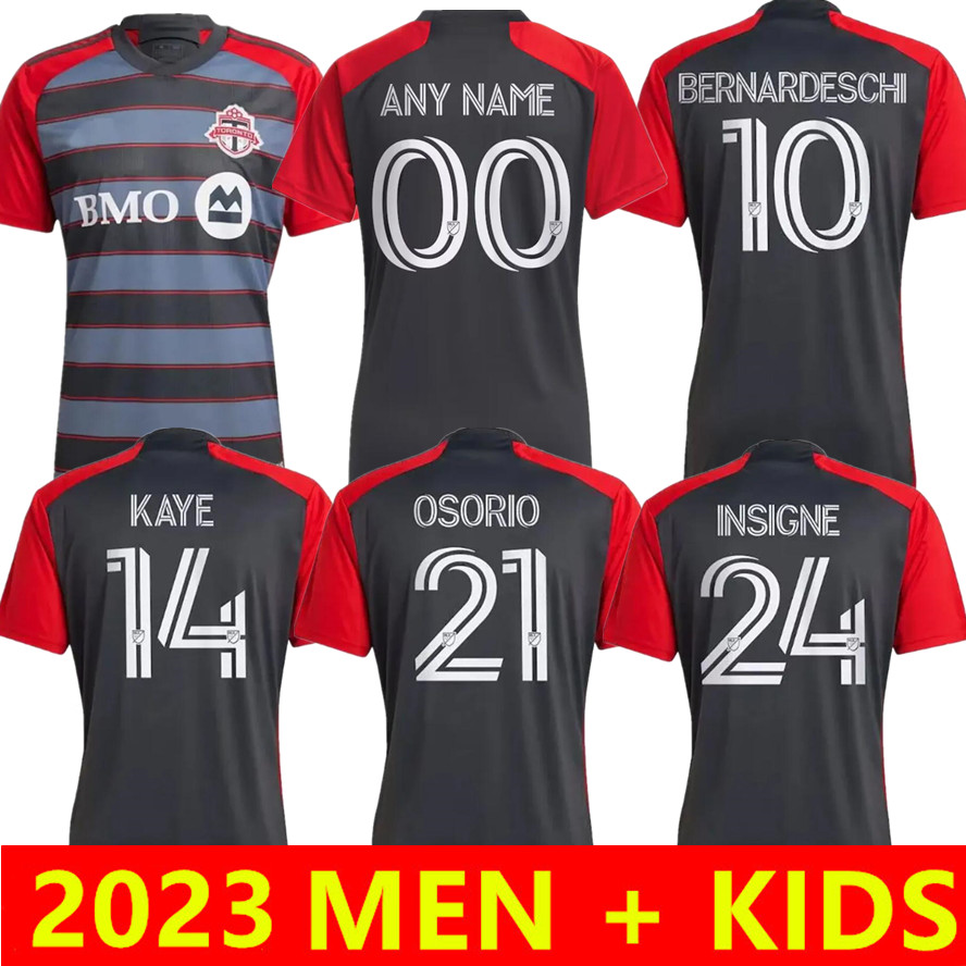 23/24 Toronto FC fan Version Soccer Jerseys 2023 #10 BERNARDESCHI #21 INSIGNE #14 KAYE #21 OSORIO Men kids Football Uniform, Home kids
23/24 Toronto FC fan Version Soccer Jerseys 2023 #10 BERNARDESCHI #21 INSIGNE #14 KAYE #21 OSORIO Men kids Football Uniform, Home kids