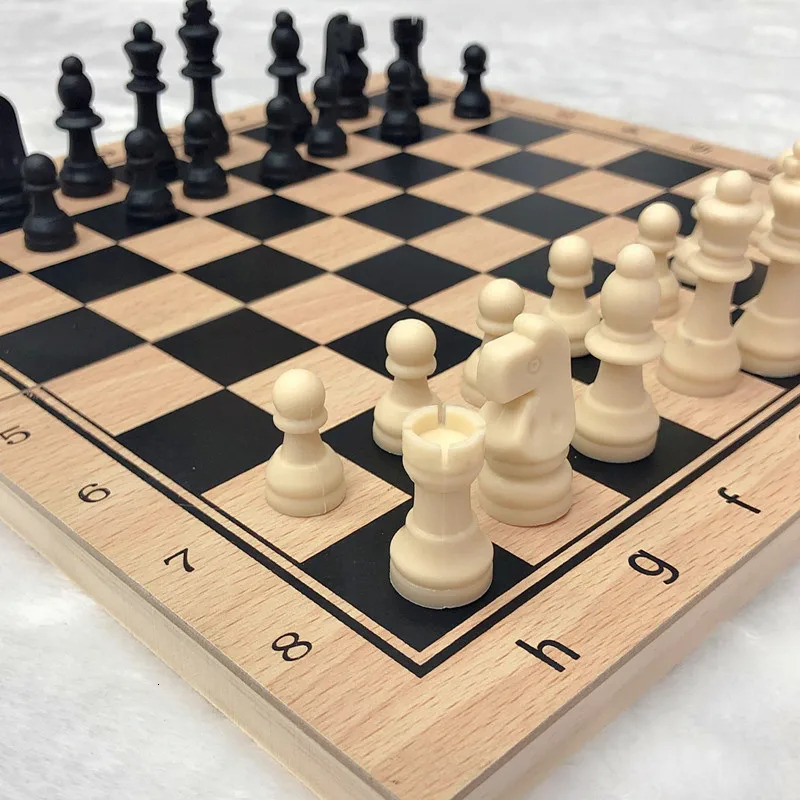 Chess Games 24 39cm set board adult children gift family game chess solid wood pieces traditional classic handmade 231123