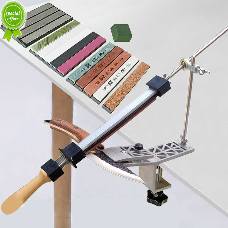 New Professional Knife Sharpener Stainless Steel Fixed Angle Sharpener Diamond Stone Whetstone Kitchen Tools Sharpen Machine Knives
New Professional Knife Sharpener Stainless Steel Fixed Angle Sharpener Diamond Stone Whetstone Kitchen Tools Sharpen Machine Knives
