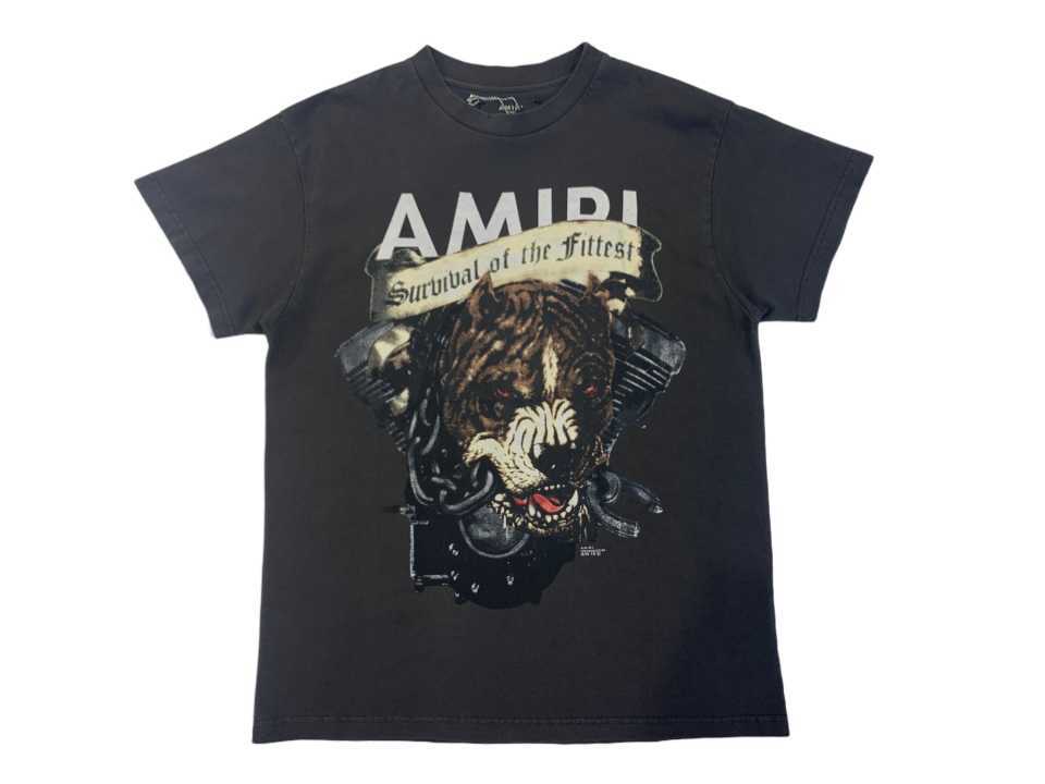 Designer Fashion Clothing Tees Tshirt Amiiri Grey Wash Bitter Dog Head Print High Street Style Short Sleeve T-shirt Luxury Streetwear for sale Hip hop Casual TShirts, Dark gray
Designer Fashion Clothing Tees Tshirt Amiiri Grey Wash Bitter Dog Head Print High Street Style Short Sleeve T-shirt Luxury Streetwear for sale Hip hop Casual TShirts, Dark gray