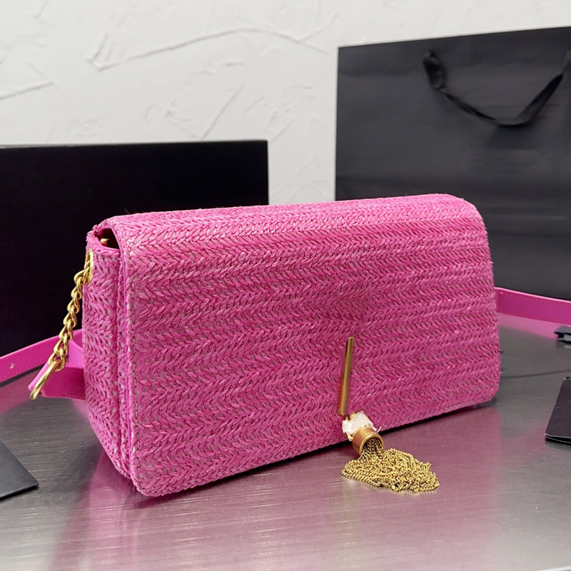 Women Weave Messenger Bag Straw Shoulder Crossbody Purse Handbag Purse Fashion Gold Hardware Letter Tassel Decoration Chain Clutch Flap Bags High Quality, Blue
Women Weave Messenger Bag Straw Shoulder Crossbody Purse Handbag Purse Fashion Gold Hardware Letter Tassel Decoration Chain Clutch Flap Bags High Quality, Blue