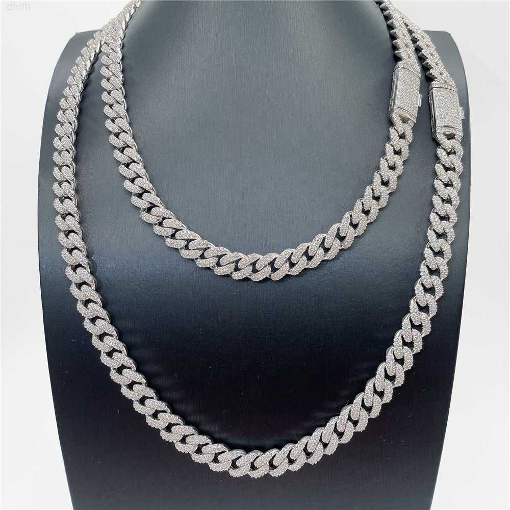 Ready to Ship Hip Hop Jewelry S925 Gold Plating 2 Rows Vvs Moissanite Cuban Custom Cuban Necklace for Men Women
Ready to Ship Hip Hop Jewelry S925 Gold Plating 2 Rows Vvs Moissanite Cuban Custom Cuban Necklace for Men Women