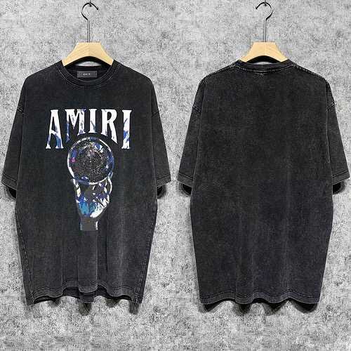 Designer Fashion Clothing Tees Tshirt Summer New Amiiri Men's Short Sleeve T-shirt Colorful Handheld Planet Wash Old Short Sleeve Luxury Streetwear for sale, Wash black
Designer Fashion Clothing Tees Tshirt Summer New Amiiri Men's Short Sleeve T-shirt Colorful Handheld Planet Wash Old Short Sleeve Luxury Streetwear for sale, Wash black