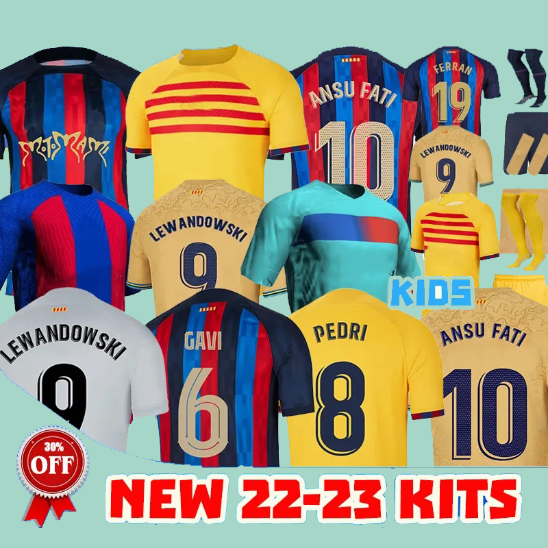 PEDRI LEWANDOWSKI barcelonas soccer jerseys football shirt men barca kit kids equipments 4th GAVI camiseta futbol FERRAN 2023 2024 FC ANSU FATI ROSALIA BARCELONAS, Away 22-23+ patch
PEDRI LEWANDOWSKI barcelonas soccer jerseys football shirt men barca kit kids equipments 4th GAVI camiseta futbol FERRAN 2023 2024 FC ANSU FATI ROSALIA BARCELONAS, Away 22-23+ patch