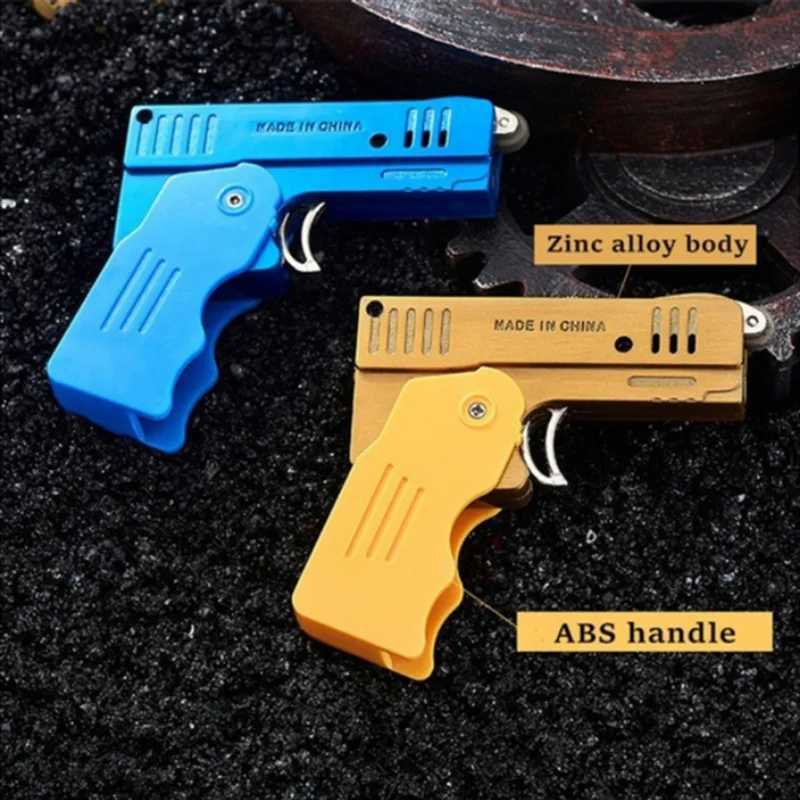 Lighters Pistol Smoking Torch Lighter Butane No Gas Windproof Double Jet Flame Cool Folding Pocket tools W260202