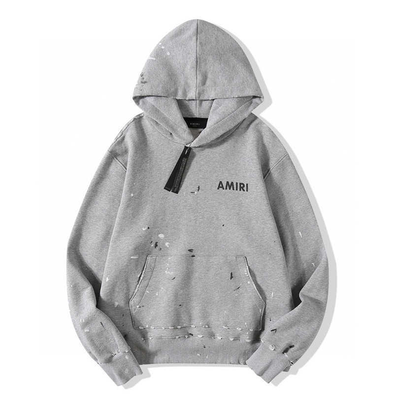 Designer Clothing Sweatshirts Hoodies Amiiri Style Hoodie with Speckled Ink Print Worn Out Ragged Edge Hooded Men' Women' Sweater Streetwear for sale, Shipping fee
Designer Clothing Sweatshirts Hoodies Amiiri Style Hoodie with Speckled Ink Print Worn Out Ragged Edge Hooded Men' Women' Sweater Streetwear for sale, Shipping fee