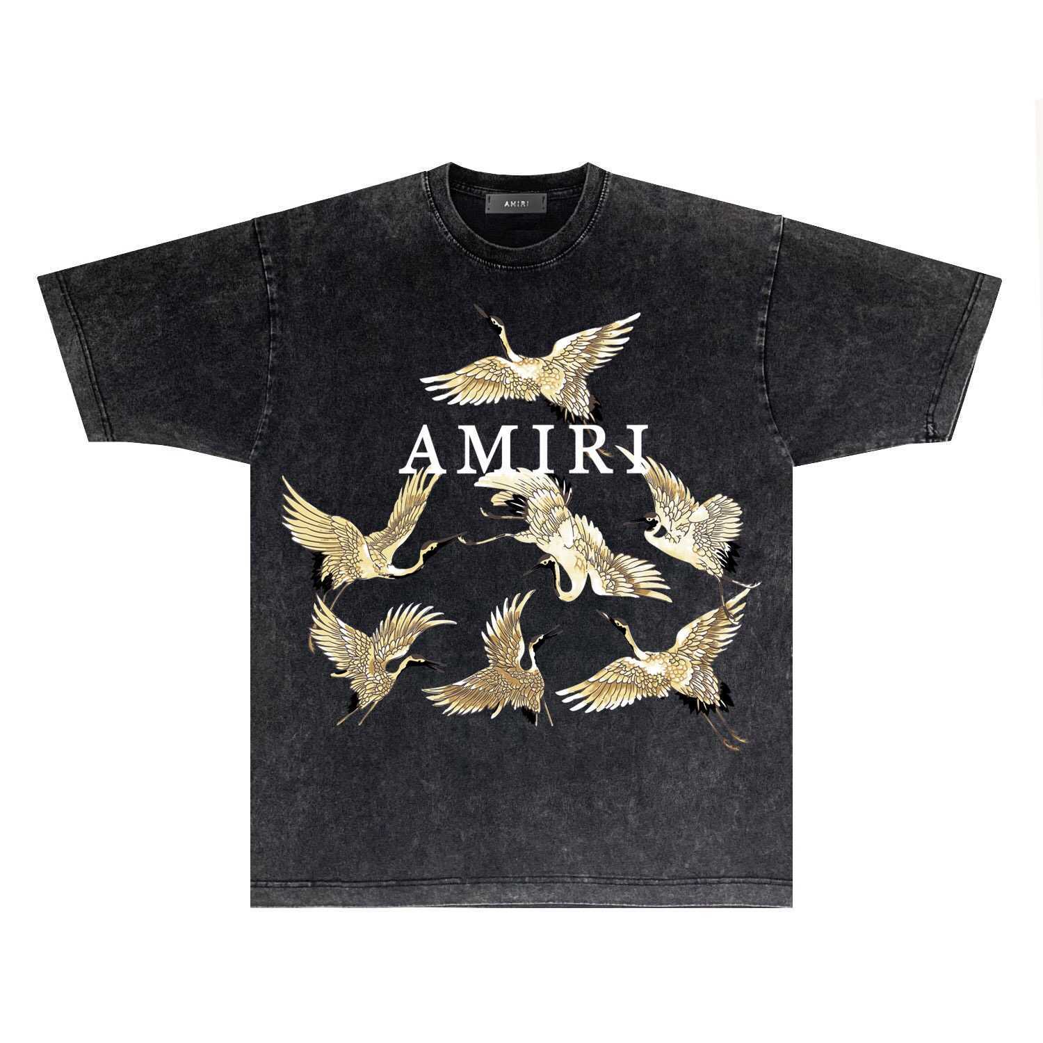 Designer Fashion Clothing Tees Tshirt Amiiri 2023 Summer New Golden Crane Washed Old Short Sleeve T-shirt Men Luxury Streetwear for sale Hip hop Casual TShirts, Wash black
Designer Fashion Clothing Tees Tshirt Amiiri 2023 Summer New Golden Crane Washed Old Short Sleeve T-shirt Men Luxury Streetwear for sale Hip hop Casual TShirts, Wash black