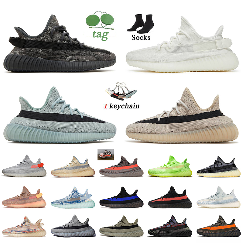 Big Size 13 Women Mens Running Shoes Slate MX Dark Salt Bone Onyx Black Trainers Slate Mono Ice Cinder Clay Cloud White Carbon Oreo Bred Blue Tint Runners Sneakers 36-48