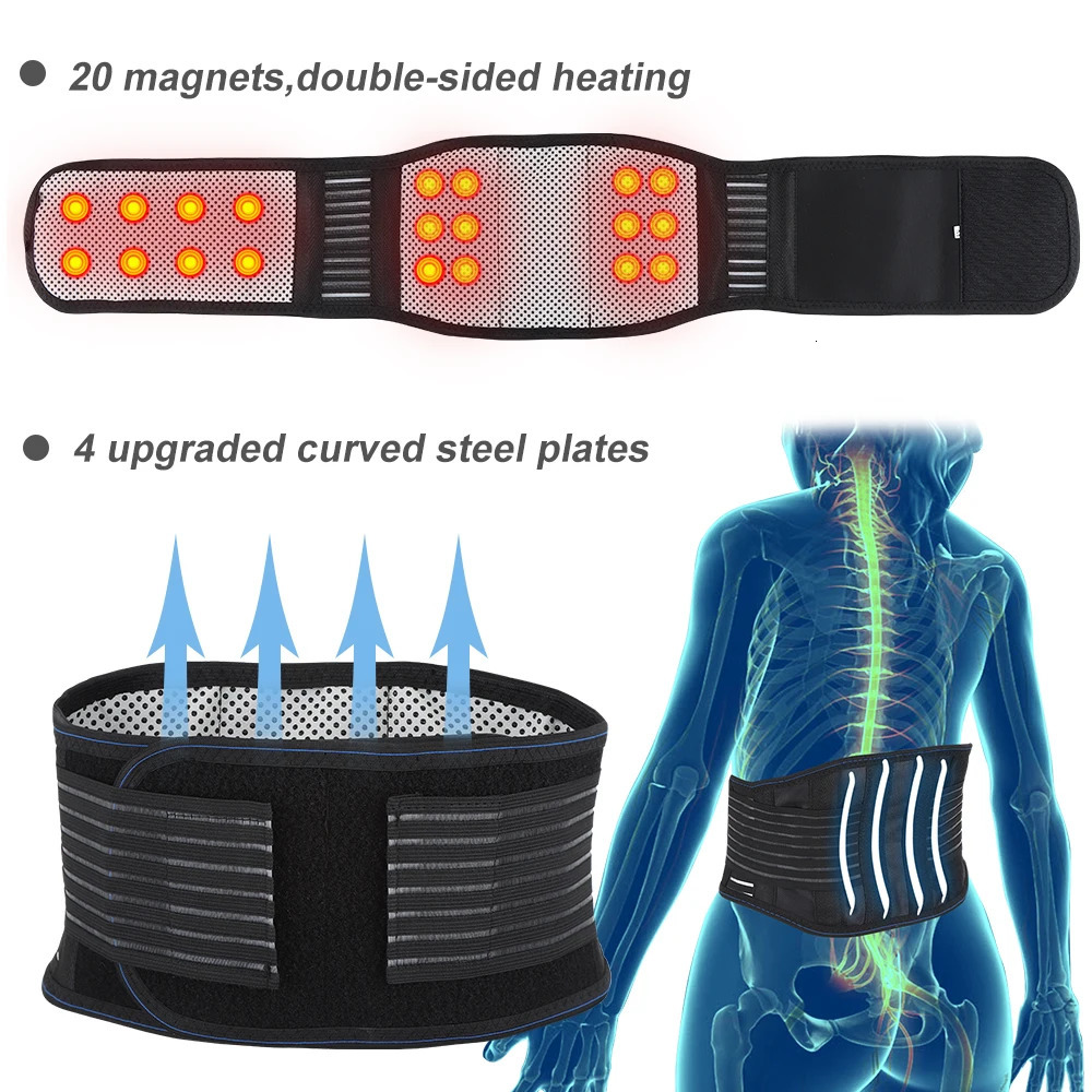 Slimming Belt Waist Protective Belt Adjustable Waist Tourmaline Self Heating Magnetic Waist Support Abdomen Belt Lumbar Spine Warm Fever Band 231123