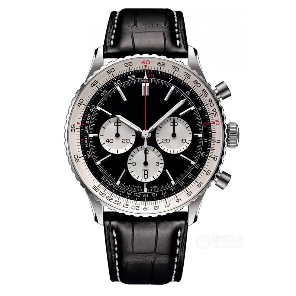 Luxury Mens Watch Japan Quartz Movement All Dial Work Chronograph Wacthes Luminous Leather Strap Splash Waterproof Wristwatch Desi252Q
Luxury Mens Watch Japan Quartz Movement All Dial Work Chronograph Wacthes Luminous Leather Strap Splash Waterproof Wristwatch Desi252Q