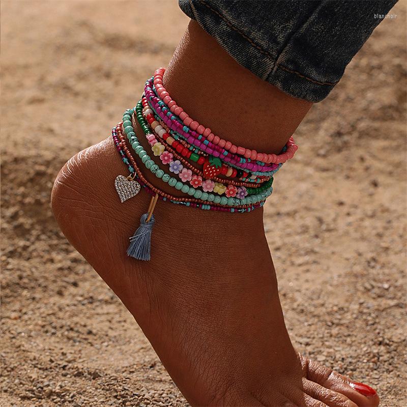 Anklets Boho Colorful Beaded Beads For Women Summer Ocean Beach Tassel Ankle Bracelet Foot Leg Jewelry Gift
Anklets Boho Colorful Beaded Beads For Women Summer Ocean Beach Tassel Ankle Bracelet Foot Leg Jewelry Gift