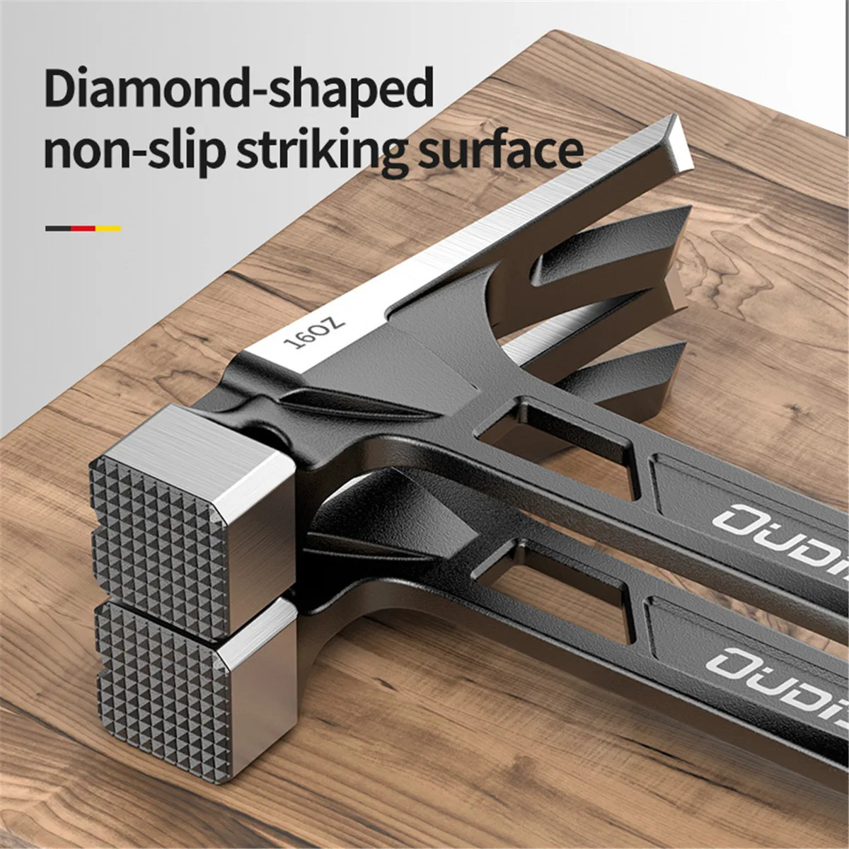 Hammer Hand Tools Automatic Nail Suction Hammer Anti-skid Anti-vibration Steel Hammer Multi-functional Outdoor Magnetic Claw Hammer 231123