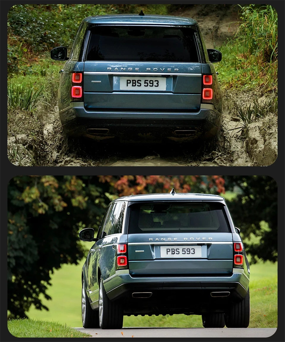 Car Taillight Modified For Range Rover Vouge Tail light 2013-20 17 New Styling LED Running Lights Turn Signal Brake Taillights