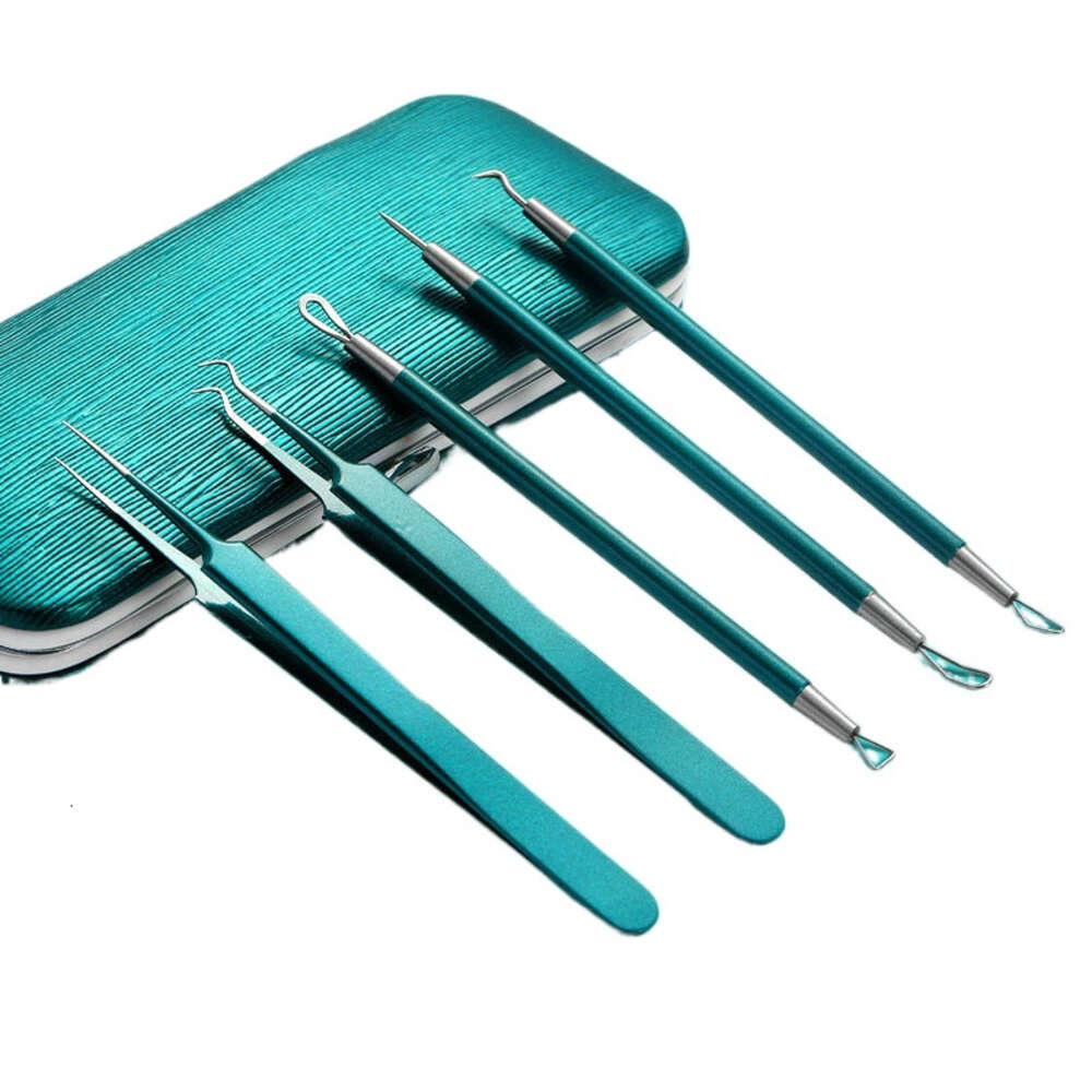 Acne Blackhead Remover Kit Professional Stainless Steel Pore Cleaner Deep Cleansing Tool Face Skin Care Tool Kit Removedor De Espinillas Y Acne