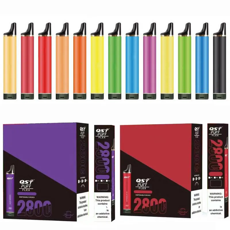 Cigarette Puff Flex 2800 Puffs 0% 2% 5% Disposable Pod Equipment E Canister Kit 850mah Battery Pre charged 8MLvape
Cigarette Puff Flex 2800 Puffs 0% 2% 5% Disposable Pod Equipment E Canister Kit 850mah Battery Pre charged 8MLvape