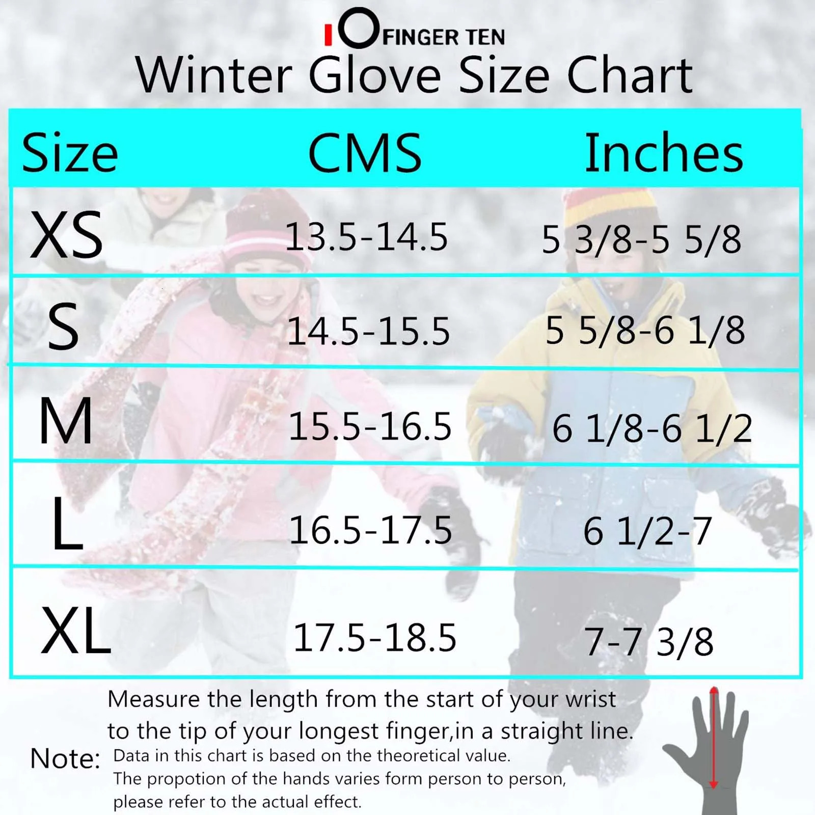 Sports Gloves Warm Ski Snowboard Boys Girls Windproof Outdoor Kids Winter Riding Bicycle Bike Running Full Finger Drop 231123